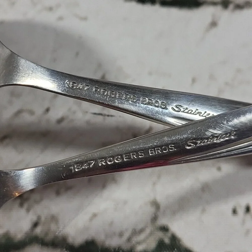 1847 Rogers‎ Bros SEA ISLAND International Stainless Serving Fork and Ladle